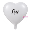 בלון מיילר לב הדפס מזל 18 אינץ'