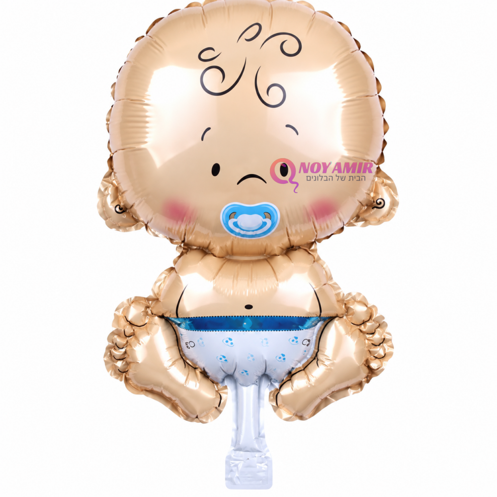 בלון מיני תינוק, אינו מיועד להליום! לניפוח באוויר רגיל