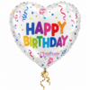 בלון מיילר בצורת לב Happy Birthday 26 אינץ'