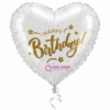 בלון מיילר בצורת לב Happy Birthday 26 אינץ'